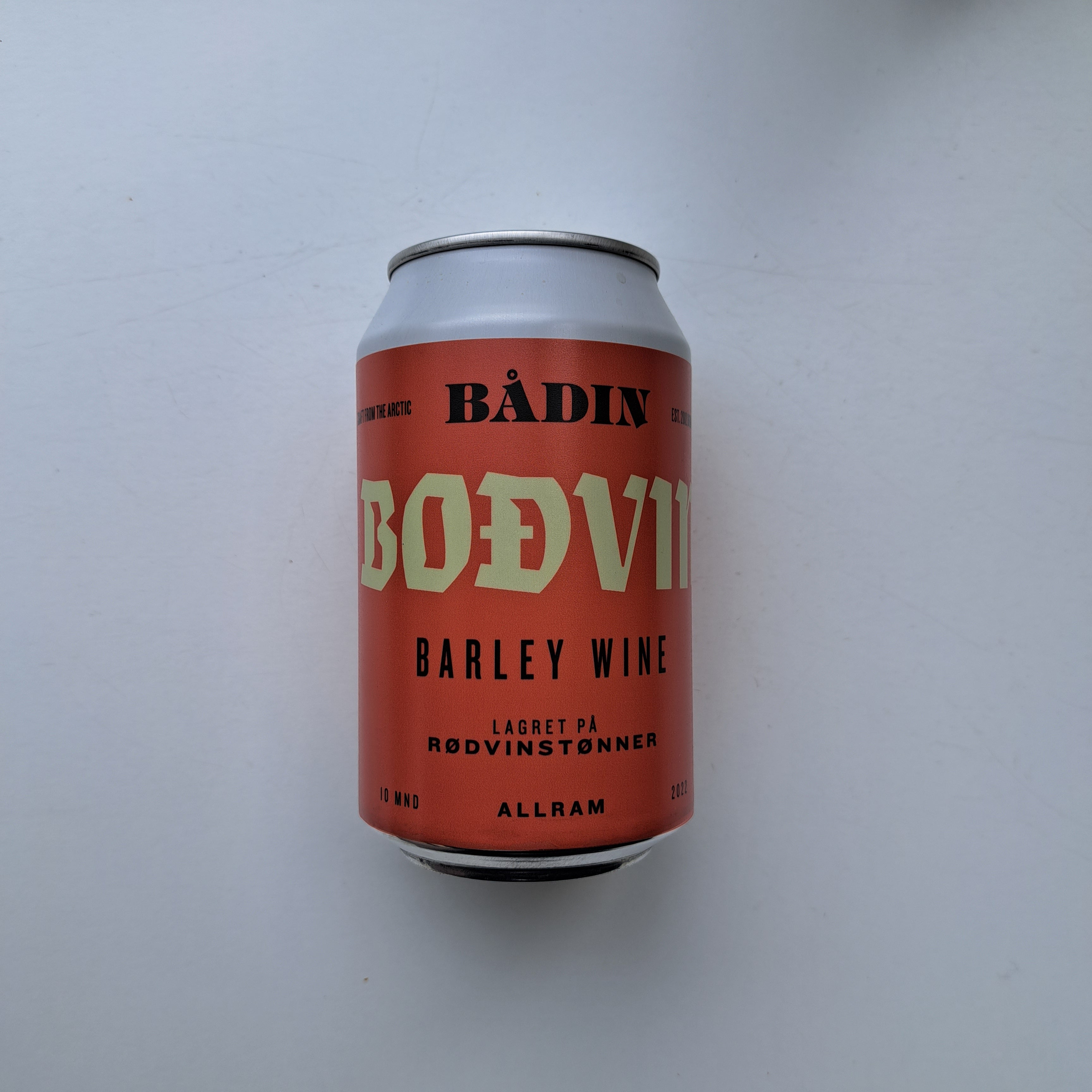 Badin Bodvin Rodvinstonner BA Barleywine - 330ml - 10,6% - GUN Speciaalbieren