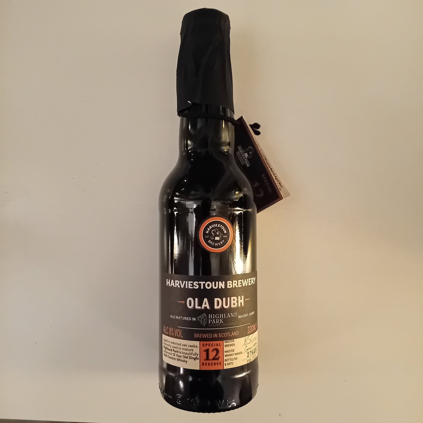Harviestoun Brewery Ola Dubh 12 black ale - 330ml - 8,0%