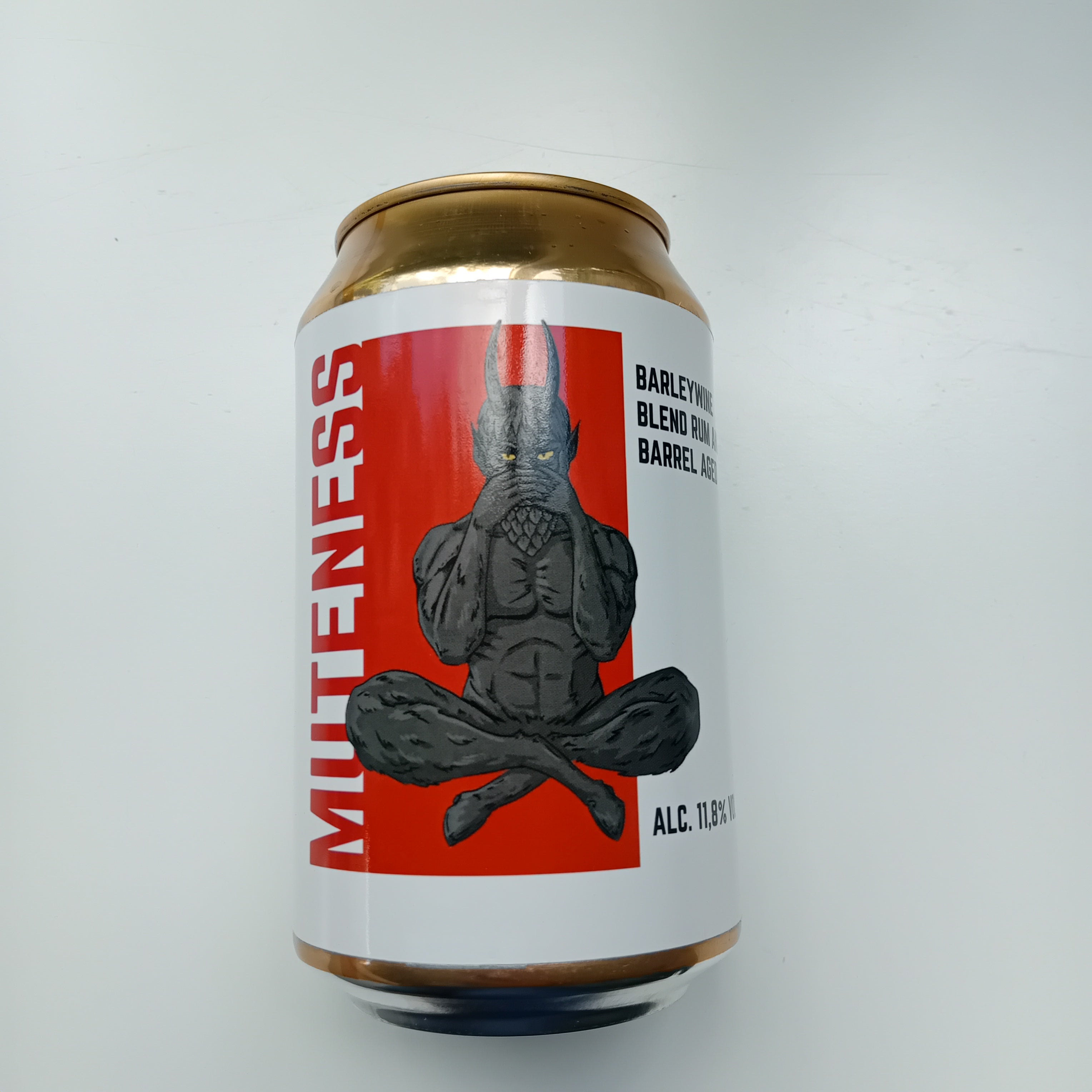 Didko Brew Muteness Rum en Bourbon Barrel Aged Barleywine - 330ml - 11,8% - GUN Speciaalbieren