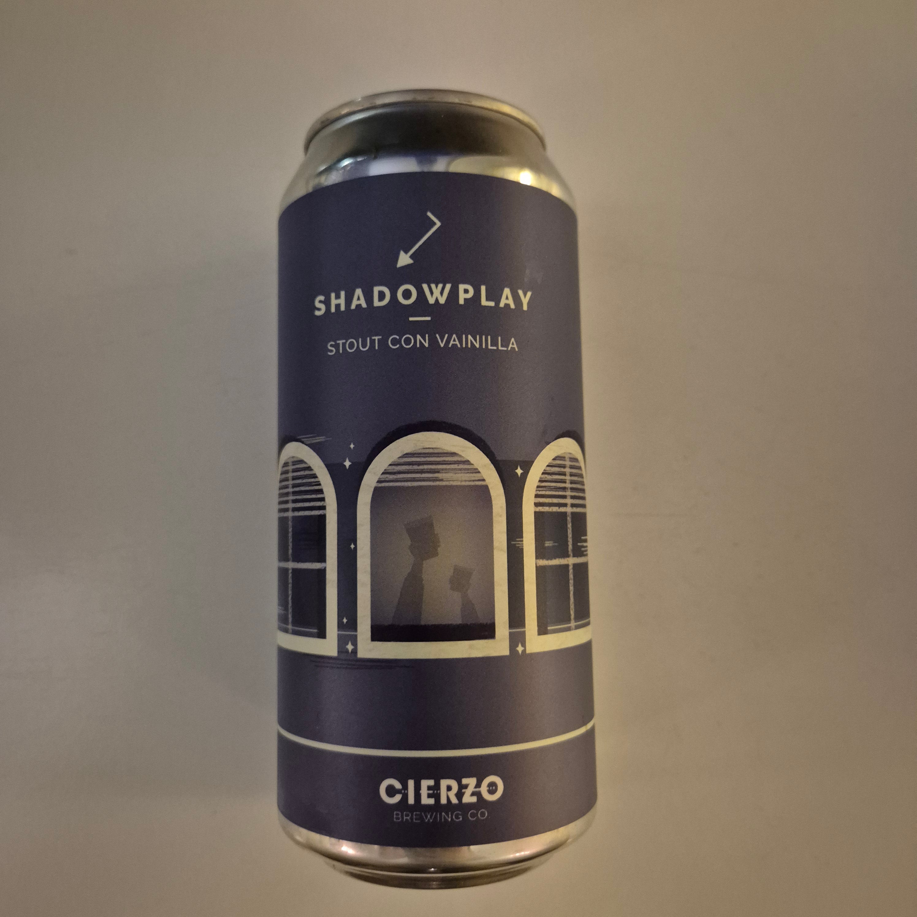 Cierzo Shadowplay Stout Con Vainilla - 440ml - 5.0% - GUN Speciaalbieren