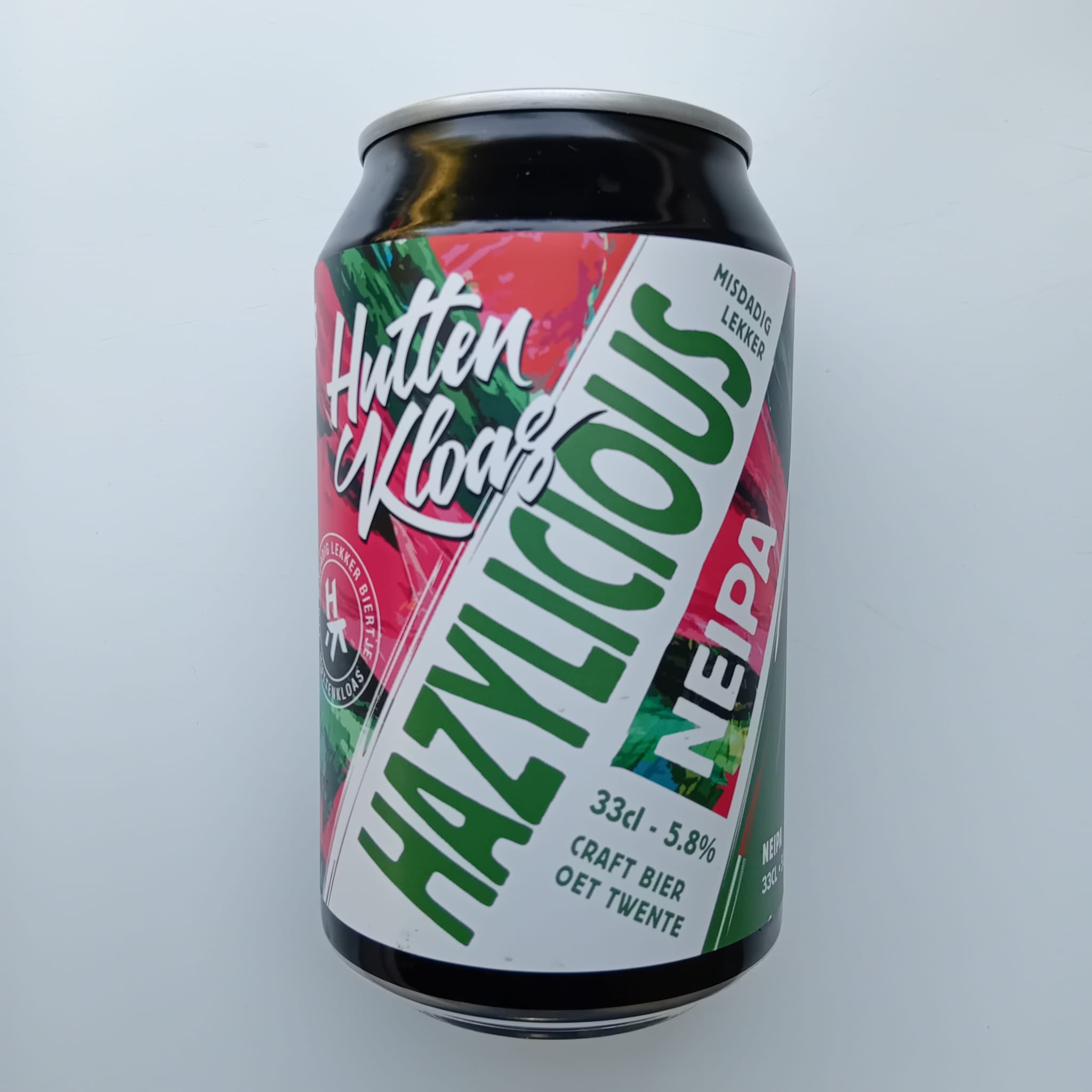 Huttenkloas Hazylicious NEIPA - 330ml - 5,8% - brouwerij Huttenkloas, Albergen - GUN Speciaalbieren