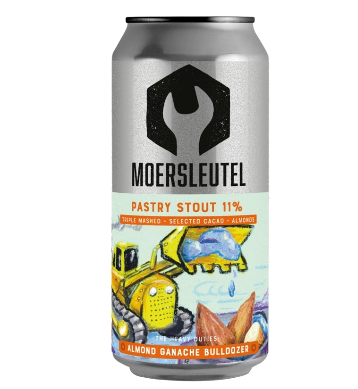 Moersleutel Almond Ganache Bulldozer Pastry Stout - 440ml - 11% - GUN Speciaalbieren