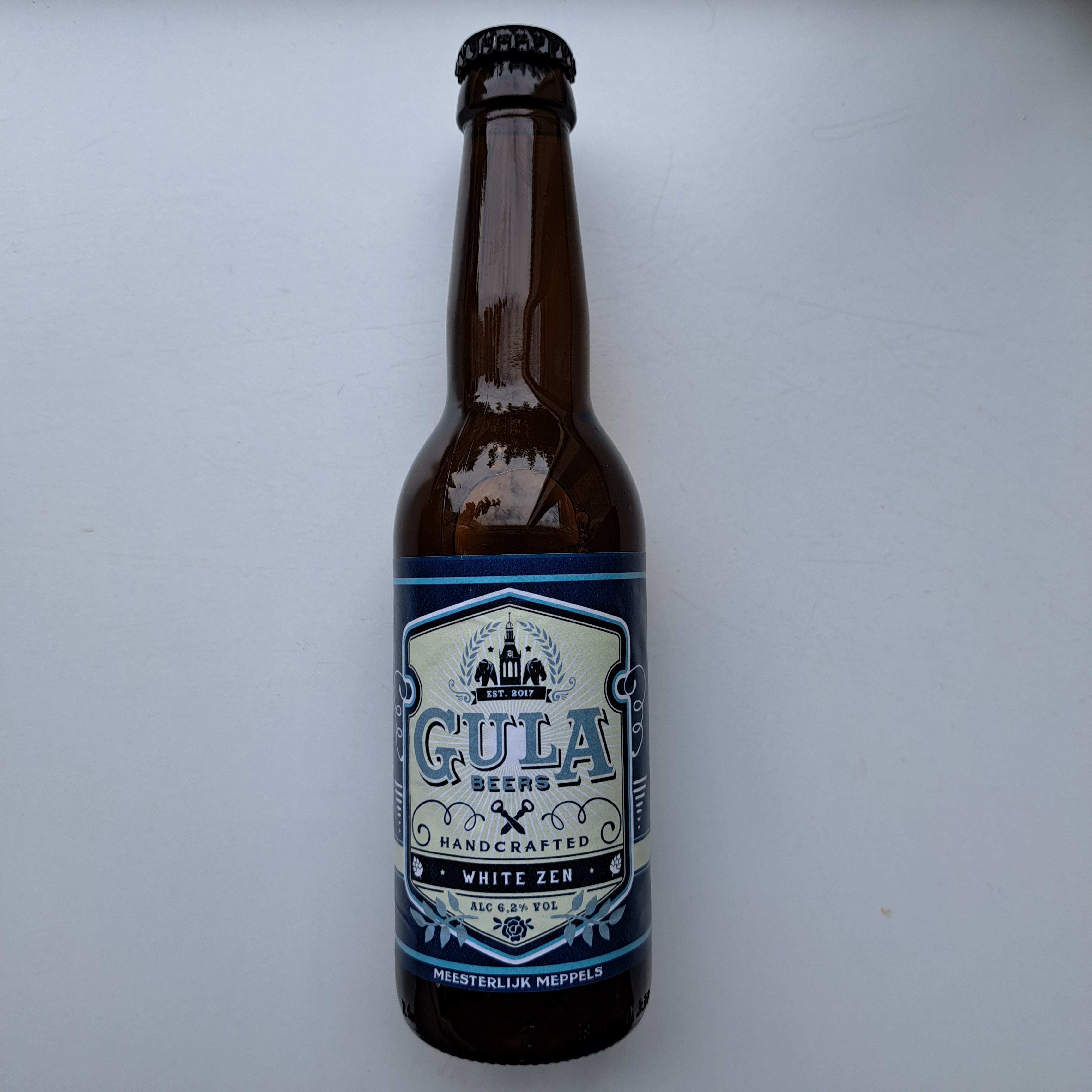 White Zen - 330ml - 6,2% - brouwerij Gula Beers, Meppel - GUN Speciaalbieren